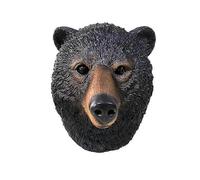 2025 Realistic Black Bear Latex Full Head Mask with Detailed Features for Costume And Halloween Events