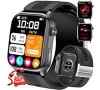 2025 Reloj Inteligente con ECG/Ácido Úrico/Lípidos/Detección De BMI/Fatiga/Emociones, 2.06" Smartwatch con 24H Pulsómetro/Oxímetro, SOS Reloj Tensiometro De Muñeca for Android iOS