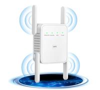 2025 Repetidor WiFi Exterior Potente, Extensor WiFi 300Mbps 2.4GHz con Puerto LAN, Amplificador WiFi Fácil de Configurar, Compatible con Routers y Módems