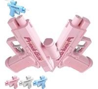 2025 Reverse Prank Water Gun, Upgraded Prank Water Gun, 2025 Upgraded Double-Sided Reverse Prank Surprise Water Gun, he First Choice for Pool Party, Beach (Pink*2)