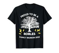 2025 ROBLES Family Reunion Gathering Árbol genealógico a juego Camiseta