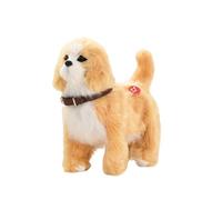 2025 Robot Real Robot Lindo y Lindo Juguete mecánico en Forma de Perro Que Camina por Perro - Puede agitar una Cola de ladrillo y Movimiento de la Cabeza | Mascotas interactivas Que se comportan co