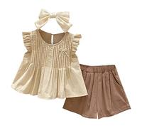 2025 Ropa Infantil para niñas Conjunto Hip Hop Cuello Redondo y Botones Camisa Top Blusa Pantalones Streetwear Moderno Deportiva niños de 2 a 11 años