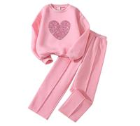2025 Ropa Infantil para niñas Conjunto Hip Hop Verano Girasol Camiseta sin Mangas y Pantalones Sueltos Primavera Acanalado Algodón Traje de Moda niños 2 a 11 años
