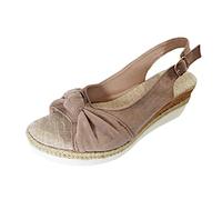 2025 Sandalias De Moda Mujer Sandalia Elegantes Planas/CuñA Bohemias Romanas Zapatos Playa Casual Para Interiores Y Exteriores Piscina Vacaciones