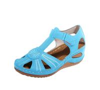 2025 Sandalias De Moda Mujer Sandalia Elegantes Y Bonitas CuñA Lavable Verano CóModo Punta Abierta Zapatos Para Caminar Playa Vacaciones CuñAs