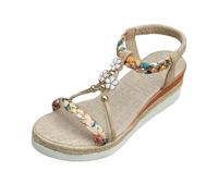 2025 Sandalias de Vestir para Mujer Punta Descubierta Sandalia Trekking Casuales Antideslizantes Sandals Dedos chanclas piscina vacaciones