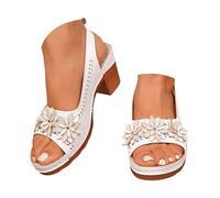2025 Sandalias Mujer Verano Vestir Comodas Tacon Elegante Sandalia Tacon Medio Fiesta Plataforma Moda Sandals Punta Abierta Casual Pole Dance Novia Zapatos Cierre De Hebilla Boda Baile Baratas Regalo
