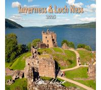 2025 Scotland Calendar: Inverness & Loch Ness - Month to View - 12 Months