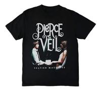 2025 Selfish Machine T-Shirt with A Piercing Veil Pure Printed Suitable Both WoStreet Casual Wear