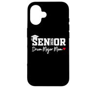2025 Senior Drum Major Mom 2025 Marching Band Mom Mother Carcasa para iPhone 16
