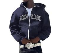 2025 Sudadera con capucha para hombre, chaqueta clásica con capucha, sudadera con capucha, sudadera con capucha y corte ancho, chaqueta de manga larga para el tiempo libre y el entrenamiento, 54., S