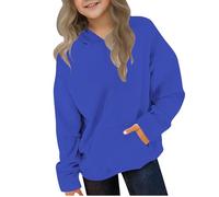 2025 Sudadera con Capucha para niñas y niños Full Sleeves Sudaderas de Gran tamaño Ajuste Holgado Girls Tops Ropa Ocio acogedora Exteriores 2-12 Años