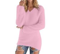 2025 Suéter Mujer Invierno Cálido Jacquard Cuello Alto - Abrigo Mujer Invierno Cálido Suéter Manga Larga Suéteres Lisos Abrigo Casual Ropa Forrada en Polar Loungewear Blusa Grande Talla Alta, Z-rosa