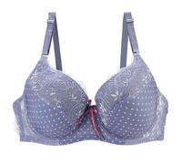 2025 Sujetador Mujer Soporte Garganta con Armadura Sujetador Soporte Garganta Push Up Bra Top Comfit Transpirable Brassiere Sexy bajo ropa Femenina Bralette Anti flacidez Ropa de dormir, malva, 80E
