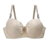 2025 sujetador para arriba sexy inalámbrico para mujeres, ropa interior color sólido, ajustable, transpirable, cómodo, sujetador anti-caída lencería, conjunto sin armadura de apoyo garganta, beige