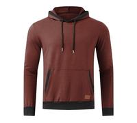 2025-Sweat Camisa Hombre Manga Larga - Sudadera con Capucha Casual Color Surtido con Cordón y Bolsillo Chic Sudadero Cómodo Clásico Paspartú Simple Sudadera Sudadera Sudadera