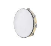 2025 Tambourine for Adults 10 Inch Hand Drum Bell Metal Jingles Percussion Gift Musical Educational Inst
