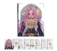 2025 Tarot Guidebook and Planner for Beginners, Informative Learning Tool with Daily Tarot Prompts and Deck Tips, Ideal para practicar novices en Coffee Shops Home or On-the-Go Spiritual Journaling