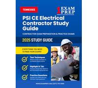 2025 Tennessee PSI CE Electrical Contractor Study Guide: Contractor Exam Preparation & Practice Exams