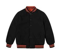 2025 The Newautumn and Winter Double Si Ded - Chaqueta casual para niños, abrigo de invierno para niñas, naranja, 5-6