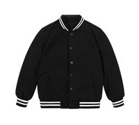 2025 The Newautumn and Winter Double Si Ded - Chaqueta casual para niños, abrigo de invierno para niñas, gris oscuro, 5-6