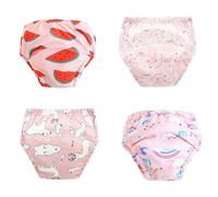 2025 Training Pants for Boys Girls, UP Airy Potty Training Underwear, Unisex Toddler Pee Pant, Breathable Washable (4PCS-A,Large)