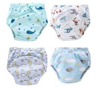 2025 Training Pants for Boys Girls, UP Airy Potty Training Underwear, Unisex Toddler Pee Pant, Breathable Washable (4PCS-B,Medium)