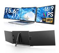 2025 Último extensor de pantalla para portátil de 15,6 pulgadas, FHD 1080P IPS, extensión de pantalla triple Plug & Play, compatible con Windows de 13,3 a 17 pulgadas para Windows, Mac, Android