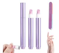 2025 Upgrade 3 en 1 Nail Care Pen, Cuticle Oil Pen for Nails,Cuticle Pusher Nail Oil Pen with Ceramic Tip for Hangnails, Moisturize Strengthen Brighten Nails Care, For Hangnails (2)