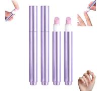 2025 Upgrade 3-in-1 Nail Care Pen, 3-in-1 Cuticle Oil Pen Cuticle Pusher Nail Oil Pens with Ceramic Tip, for Hangnails, Dry & Damaged Nails (2PCS)