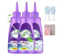 2025 Upgrade Active Enzyme Laundry Stain Remover,Instant Oil & Stubborn Stain Cleaner For White Shirts & Garments,Active Enzyme Clothing Stain Remover Collar Stain Removal Spray (Same size, B-3Pcs)