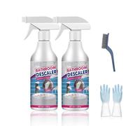 2025 Upgrade Bathroom Descaler Foam Spray, Multipurpose Bathroom Foam Cleaner, Powerful Descaling Cleaner, Bathrooms Cleaners, for Bathtub Toilet Shower Sink (2)