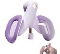2025 Upgraded Inner Thigh Exerciser, Pelvic Hip Trainer with Counter, LED Display for Women, Adjustable Resistance, 360° Hip Trainer for Hips & Glutes Workout (Purple)