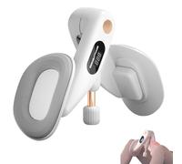 2025 Upgraded Inner Thigh Exerciser, Pelvic Hip Trainer with Counter, LED Display for Women, Adjustable Resistance, 360° Hip Trainer for Hips & Glutes Workout (Gray)