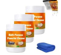 2025 Upgraded Multi Purpose Powerful Cleaner for Kitchen, 3 In 1 Coconut Oil Cleaning Paste, All Purpose Stain Removal Cleaners, for Faucets, Tiles, Kitchen, Oven (3)