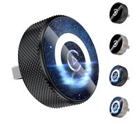 2025 Wireless CarPlay Adapter for iPhone/Android, Fast Connection, No Latency, Hands-Free Call Wireless Adaptersa, Plug and Play, Electronic Charger Carplay Dongle (Black B)