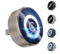 2025 Wireless CarPlay Adapter for iPhone/Android, Fast Connection, No Latency, Hands-Free Call Wireless Adaptersa, Plug and Play, Electronic Charger Carplay Dongle (Gray B)