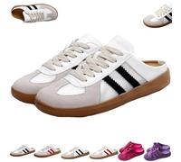 2025 Women's Fashionable Contrast Mesh Design Lace Up Walking Shoes, Comfortable Casual Sports Shoes with Round Toe (Black-B,40)