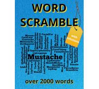 2025 Word Scramble Puzzle Book for Adults with 2000+ unique words