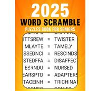 2025 Word Scramble Puzzles Book For Seniors: Discover Clever Word Challenges for All Skill Levels