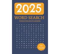 2025 Word Seach Puzzle Book: Word Searches with Easy to Read Print about Year 2025, 2025, 100 Theme words and more | 6x9 inches, 110 pages | 50+ Puzzles ...Gift for vacations, holidays and Free Times