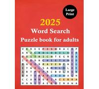 2025 Word Search Puzzle book for adults: +80 puzzles pages to solve, easy word search with solutions, spring funny puzzle book for adults
