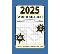 2025 Word Search: Search Word Puzzles with Easy to Read Print about Double, and Recurring Letters! | 6x9 inches, 130+ pages | 50+ puzzles... Gift for Vacations Holidays, and Relaxation