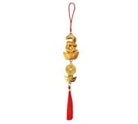 2025 Year of the Snake Pendant, Dangling Snake Amulet, Snake Luck Charm, homólogo chino de Año Nuevo, decoraciones portátiles de Año Nuevo, año del colgante de serpiente 2025, amuleto chino de