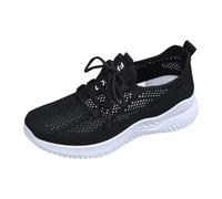 2025 Zapatillas Mujer Moda, Zapatos sin Cordones Sandalias Palas Zapatillas Malla CóModos Tenis Ligeros de Invierno Informales Transpirables Antideslizantes Ideales para el Dia a