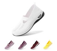 2025-Zapatillas para caminar señoras ligeras anchas h meshedpedic zapatos descalzos zapatillas verano transpirable espuma memoria de forma enfermera zapatos deportivos zapatos de verano al aire libre
