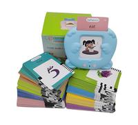 2026 1 3 años, bilingüe, tarjeta de habla inglesa española, dos bolsillos, terapia del habla- con 224 510 palabras, juguete de aprendizaje de idiomas Montessori, aprendizaje sensorial para niños (B