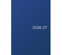 2026-2027: A4 Kalenderbuch 1 Tag 1 Seite | Juli 26 bis Juni 27 auch Samstag und Sonntag | XXL Kalender 392 Seiten | Terminplaner Notizbuch Tagesplaner für Praxis, Büro, Familie & Erzieher