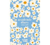 2026-2027 Academic Diary Week & Month to View: Modern Blue Floral | Small Student Organiser Planner | To-Do List, Term Schedule, Goals & Priorities